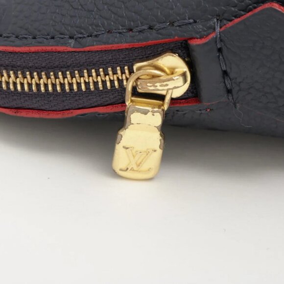 Louis Vuitton Monogram Empreinte Pochette Cosmetiqe Marine Rouge - Picture 6 of 7